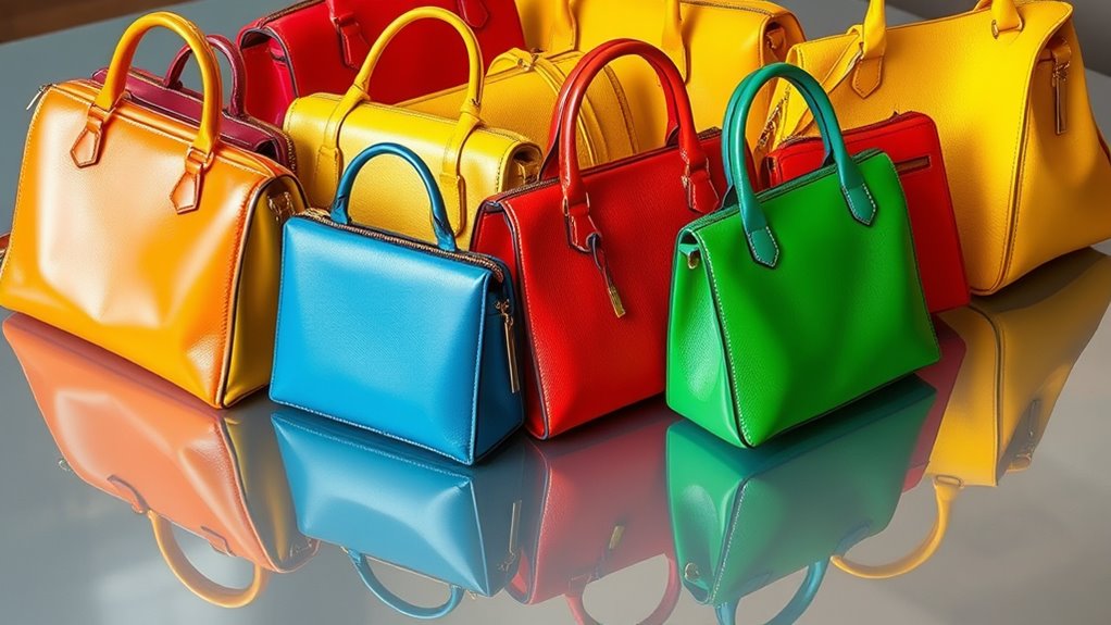 vibrant expressive handbag choices