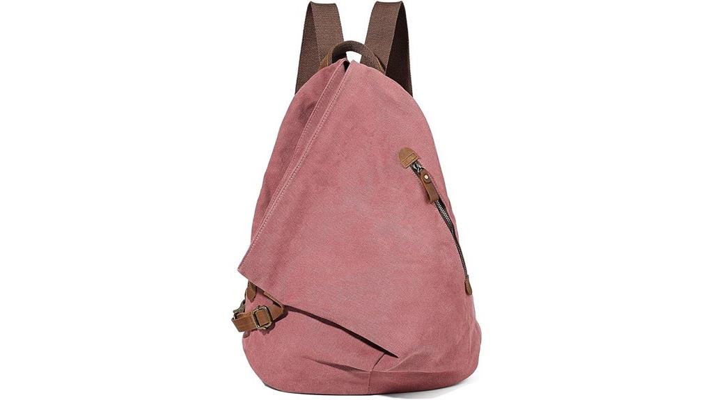 vintage canvas backpack design