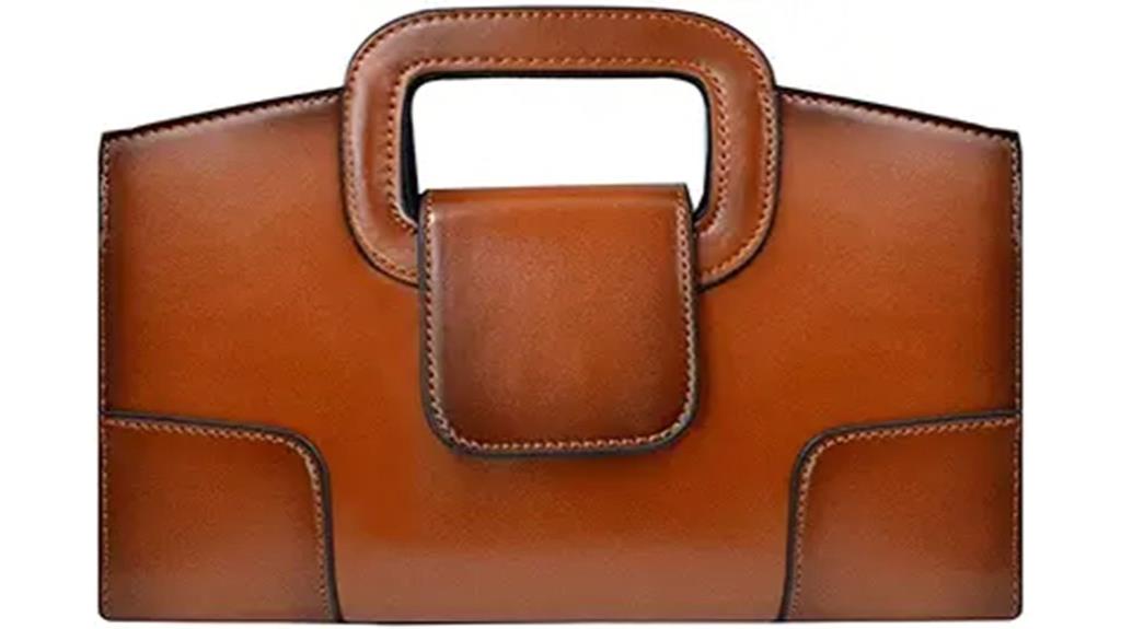 vintage flap tote handbag