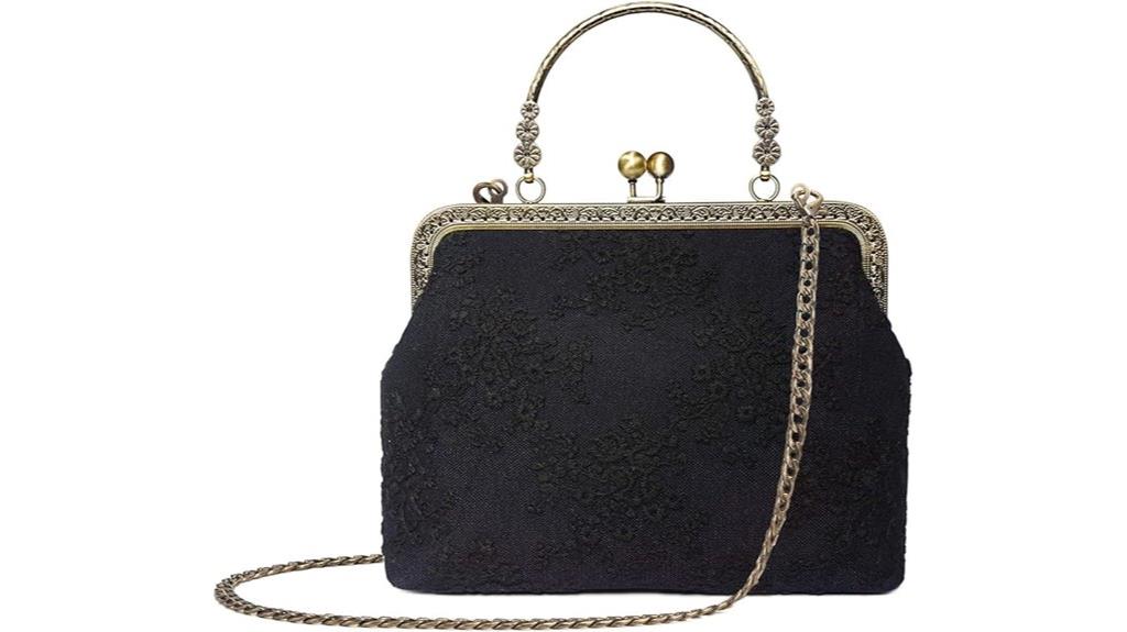 vintage kiss lock handbag