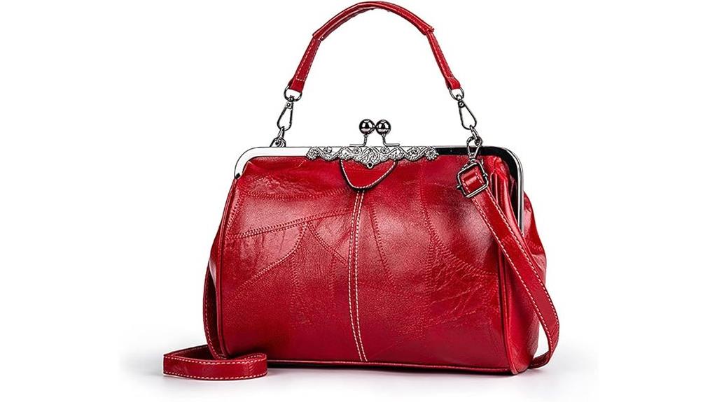 vintage leather crossbody bag