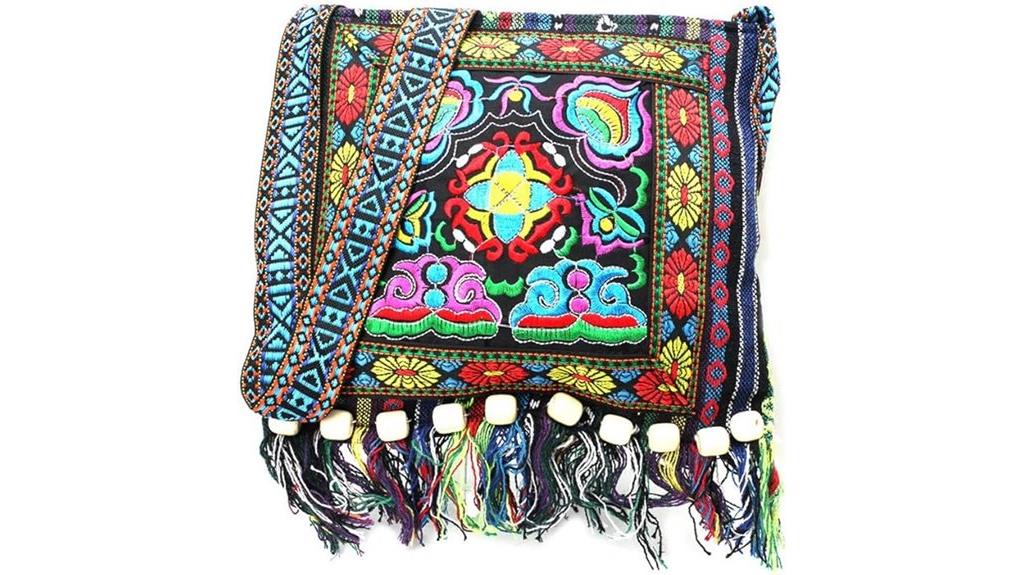 vintage tribal embroidered bag