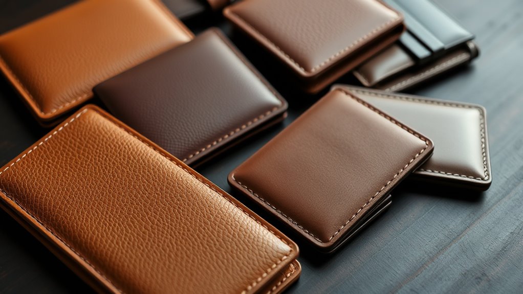 wallet material size security