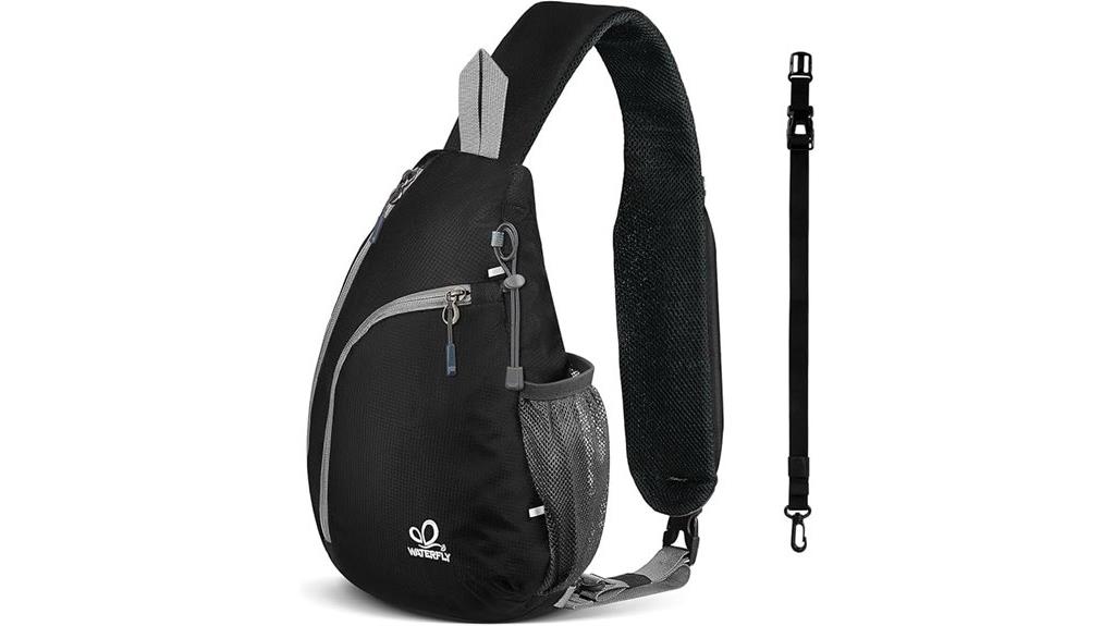 water resistant crossbody sling