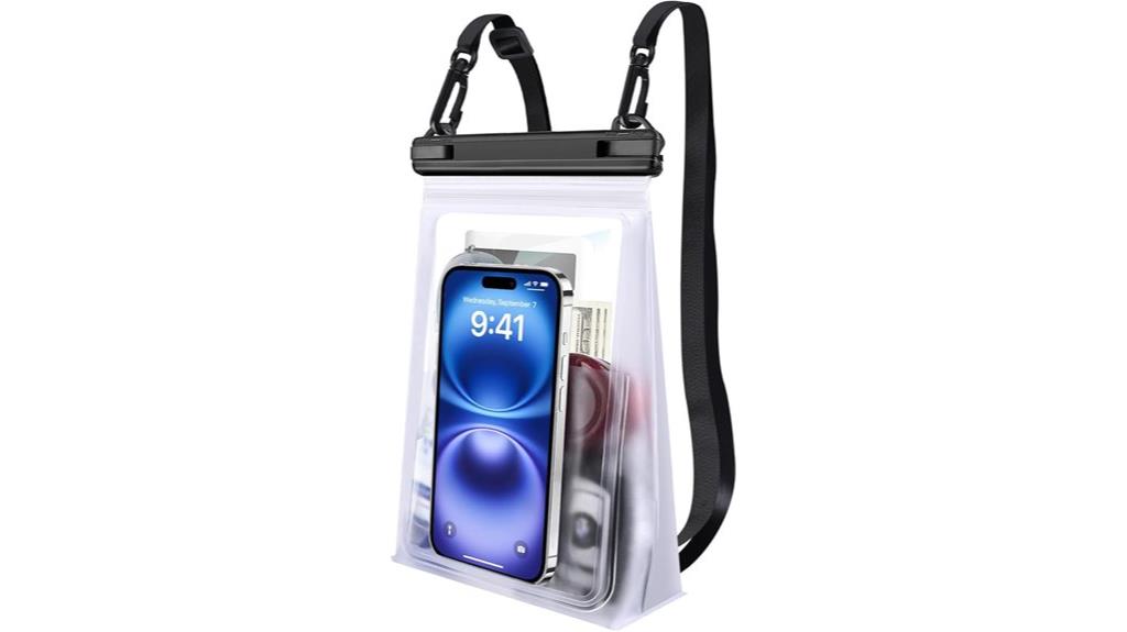 waterproof phone pouch seal