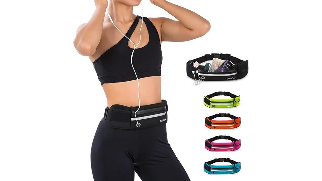 waterproof running belt with headphone port