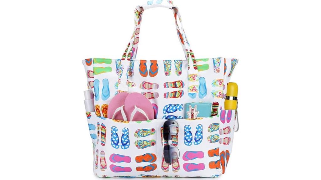 waterproof women s beach tote