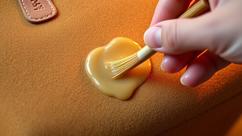 wax application creates water resistance