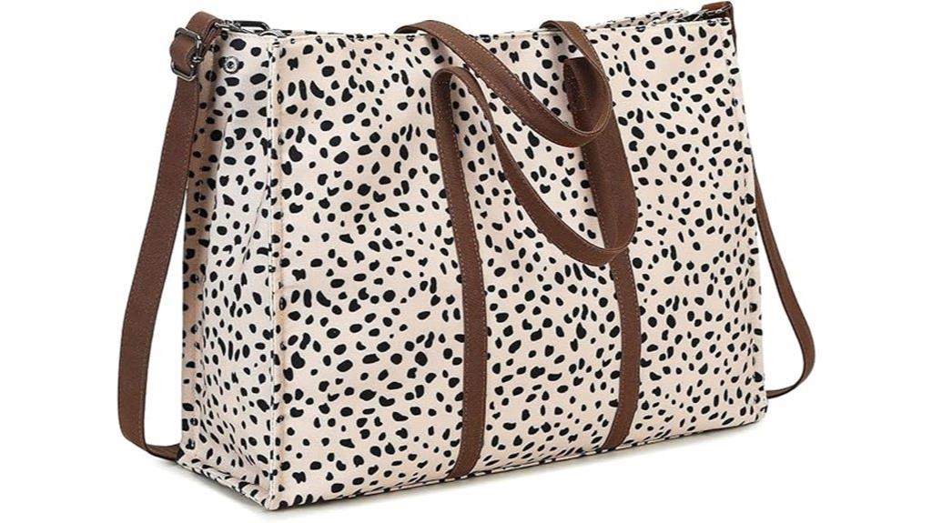 women s 15 6 inch canvas tote