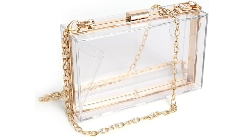 women s acrylic clutch purse