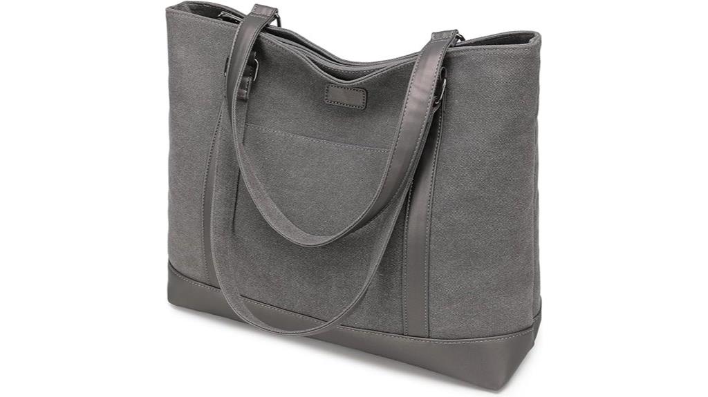 women s canvas laptop tote