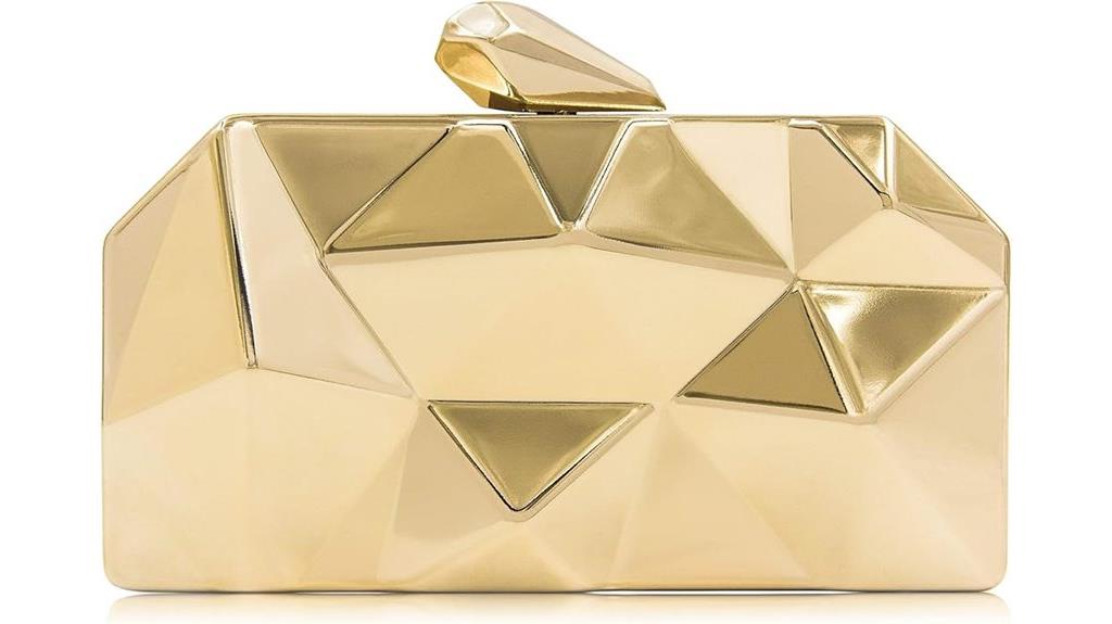 women s compact leather clutch