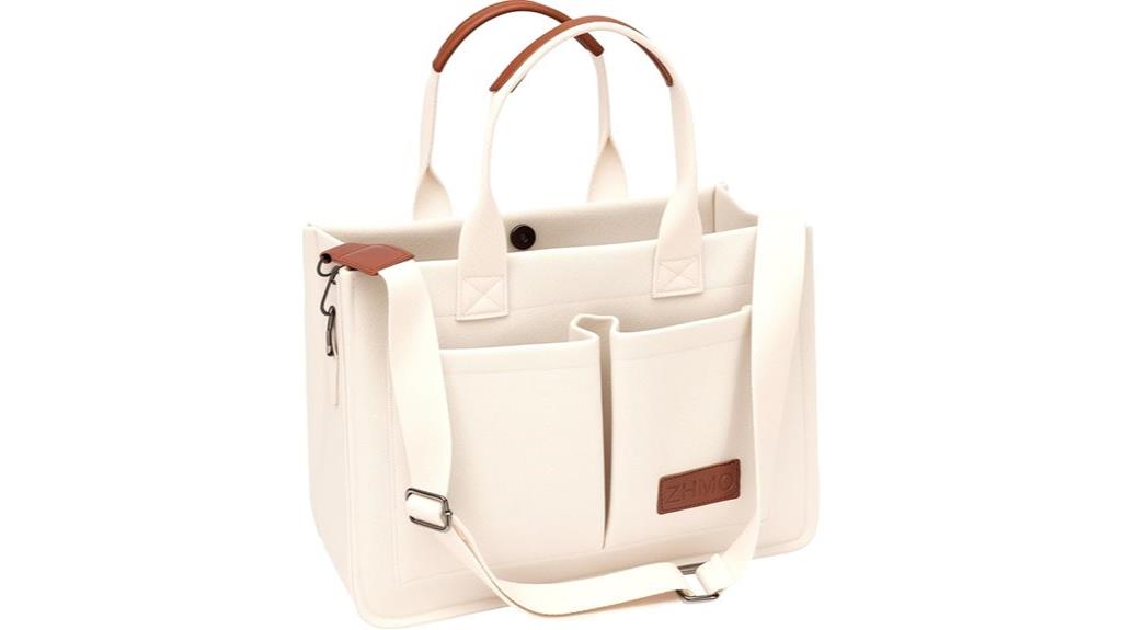 women s compartment tote bag
