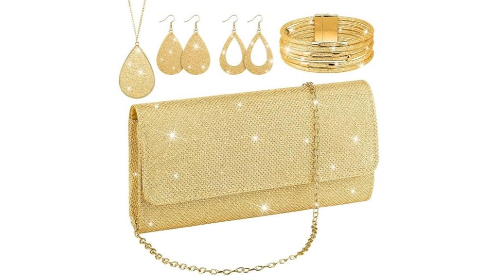women s evening clutch set