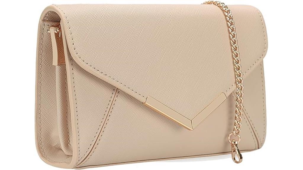 women s faux leather clutch