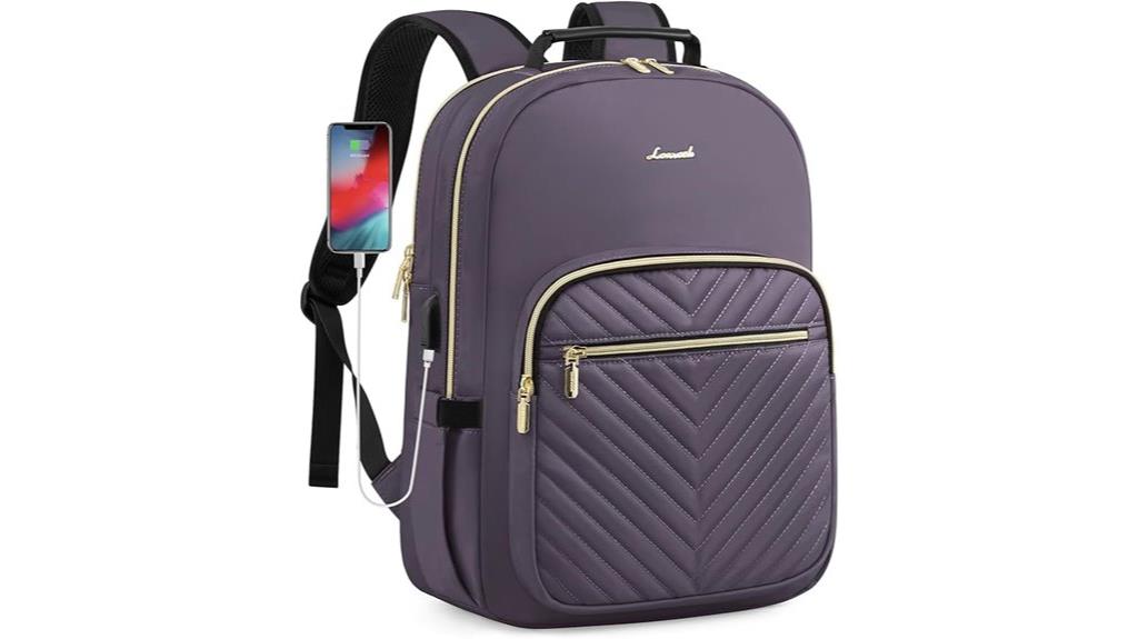 women s laptop backpack purse