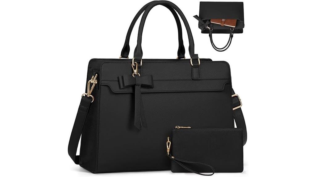 women s leather laptop set