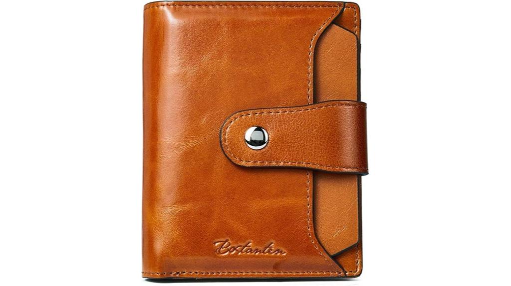 women s leather rfid wallet