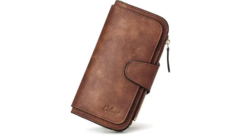 women s leather rfid wallet