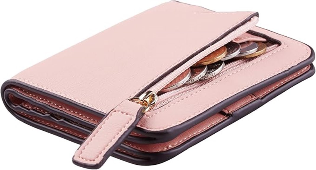 women s leather rfid wallet