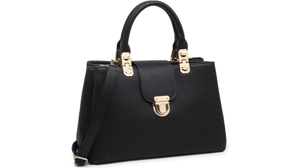 women s leather top handle