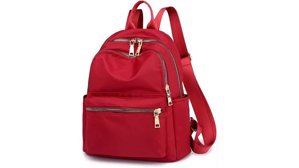 women s nylon mini backpack