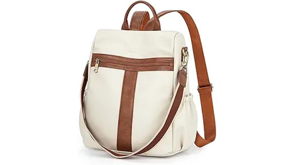 women s pu leather backpack