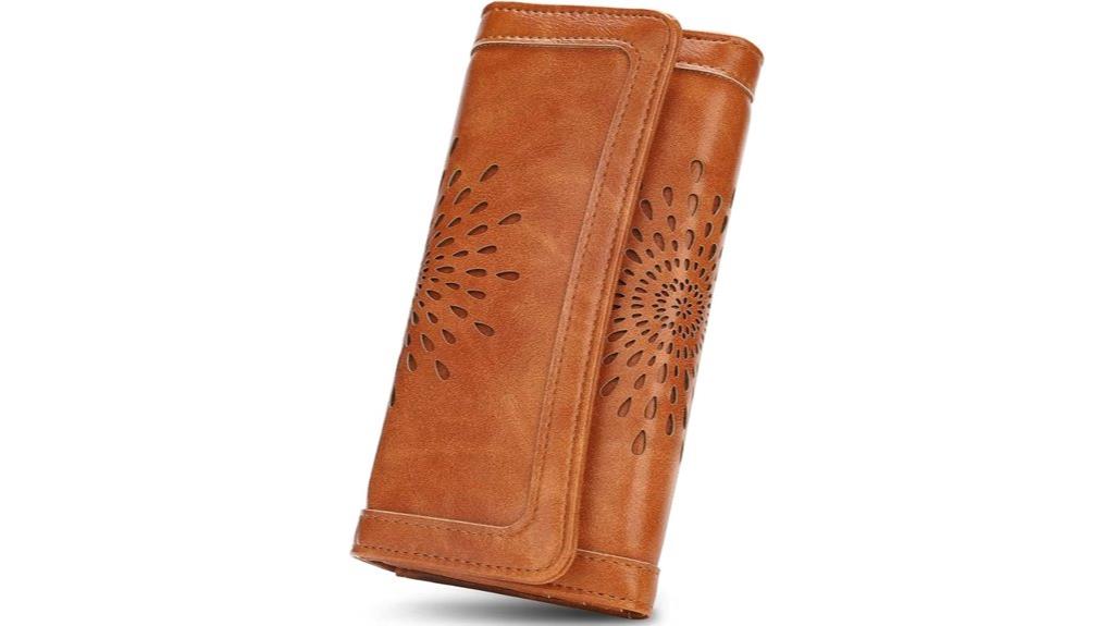 women s rfid leather wallet