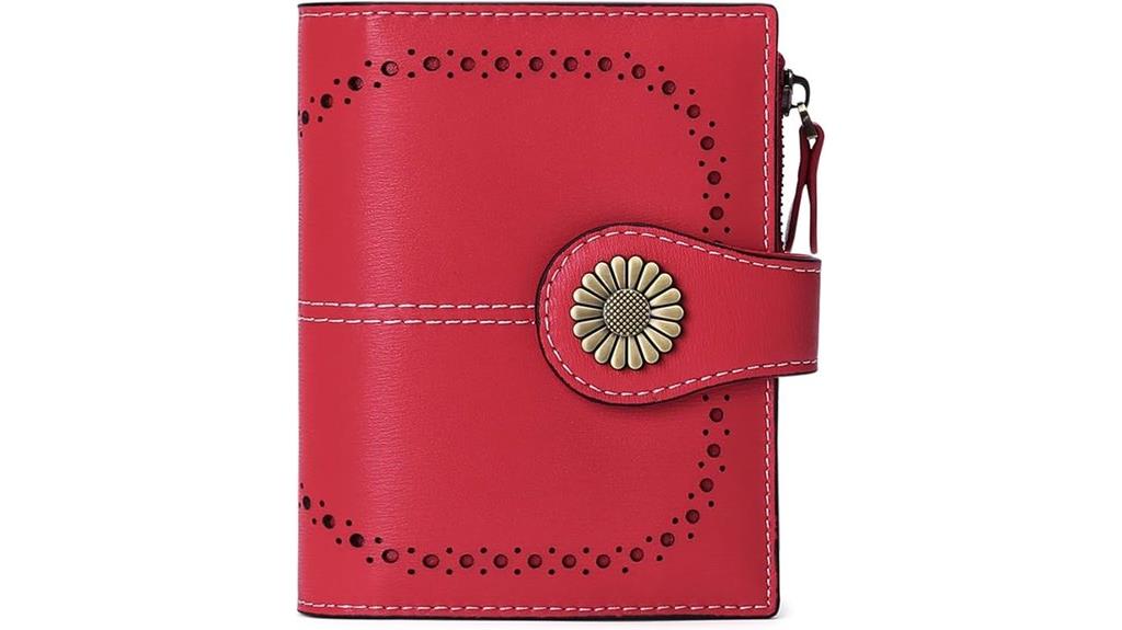 women s rfid leather wallet