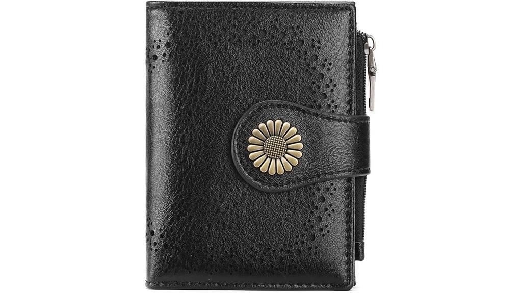 women s rfid leather wallet