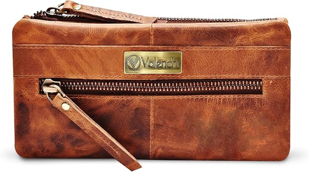 women s rfid leather wallet