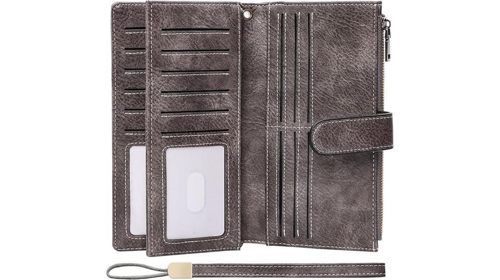 women s rfid wallet large capacity