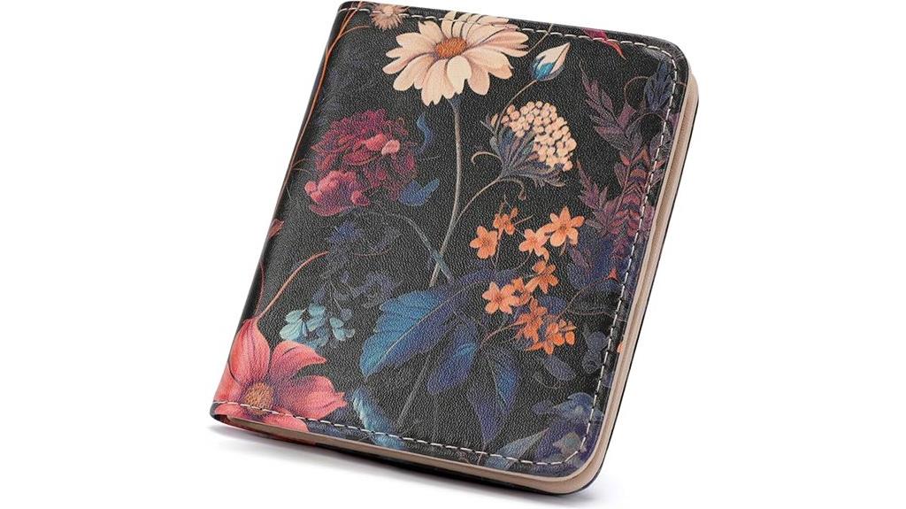 women s rfid wallet with coins