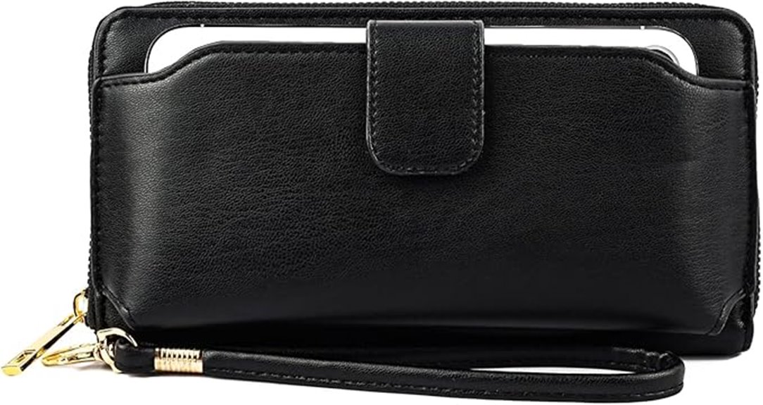 women s rfid wristlet wallet
