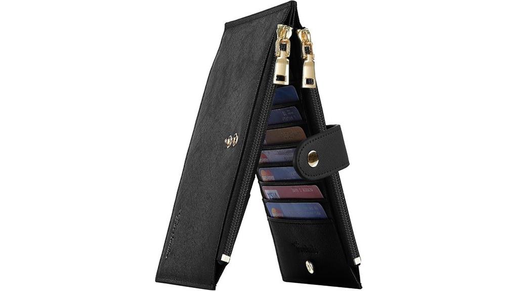 women s rfid zip wallet