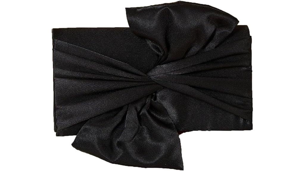 women s satin pleated clutch