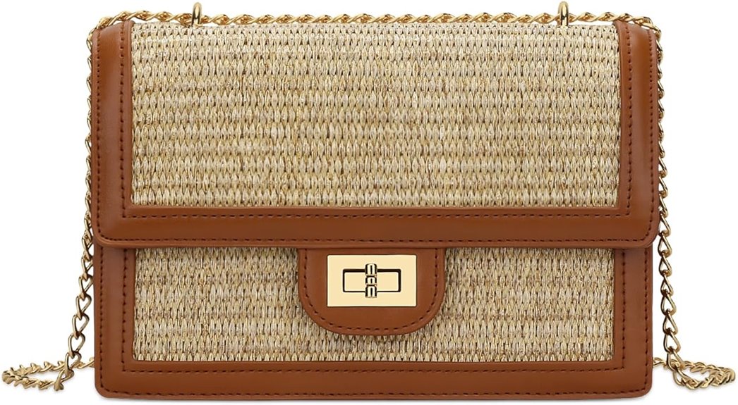 women s straw crossbody bag