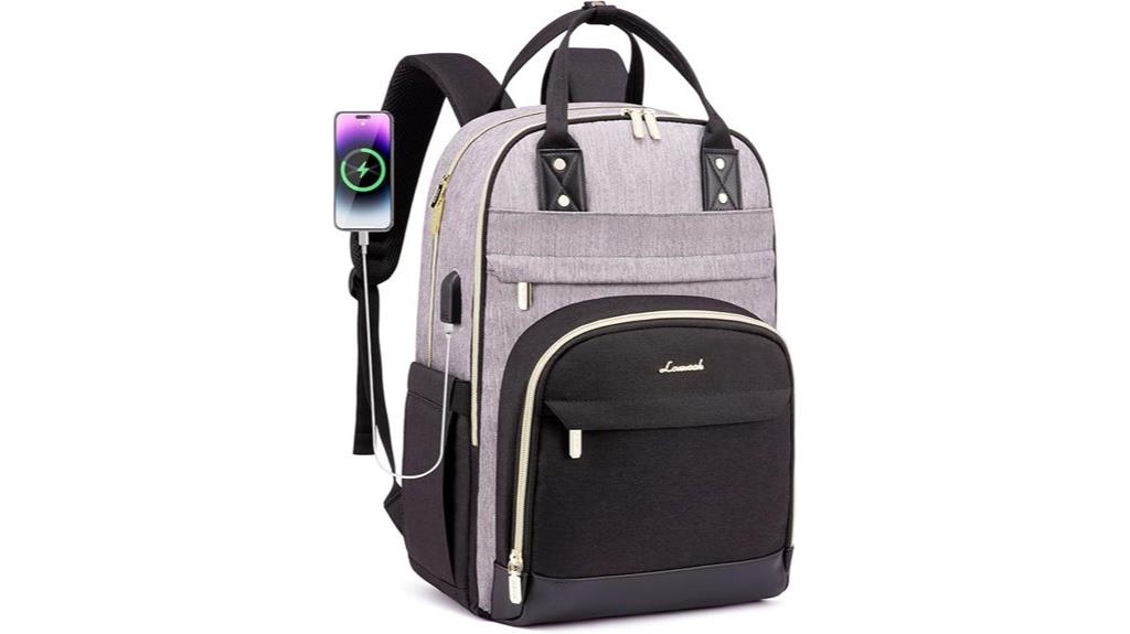 women s water resistant laptop backpack