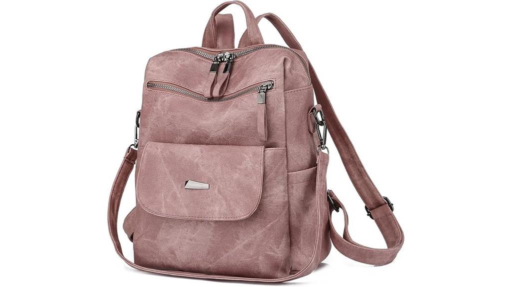 women s waterproof leather backpack