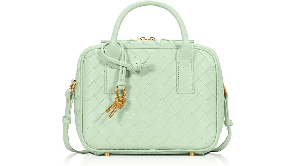 woven women s shoulder bag