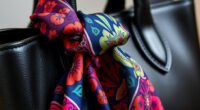 wrap scarf into bag handle