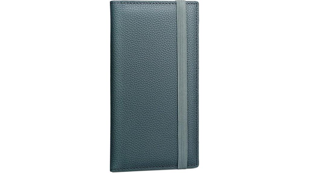 yarn themed organized checkbook cover