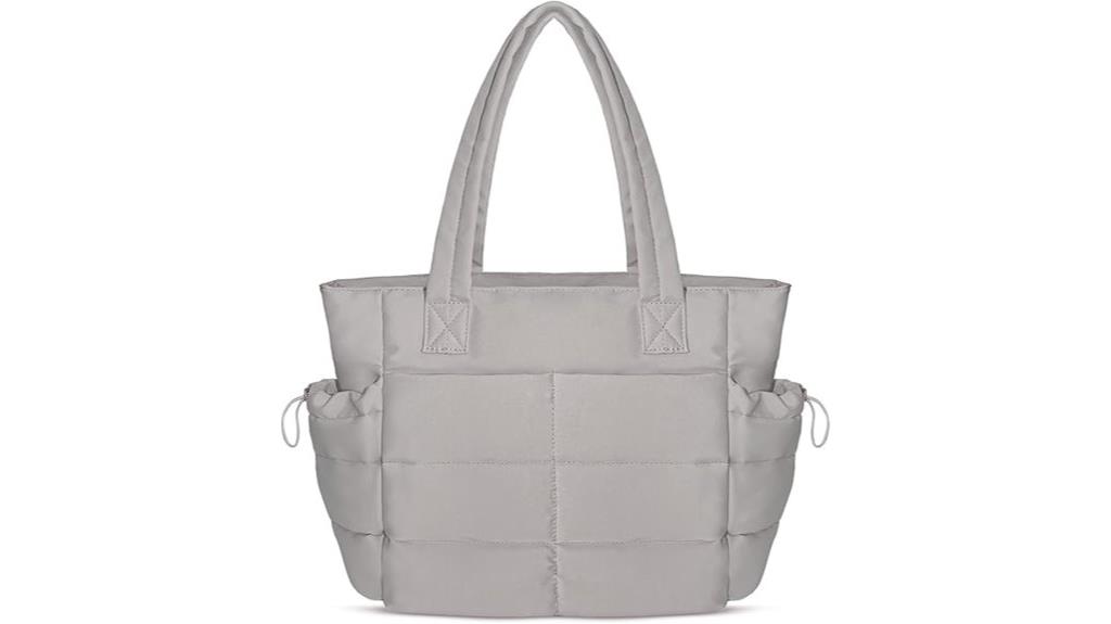 zip quilted women s tote