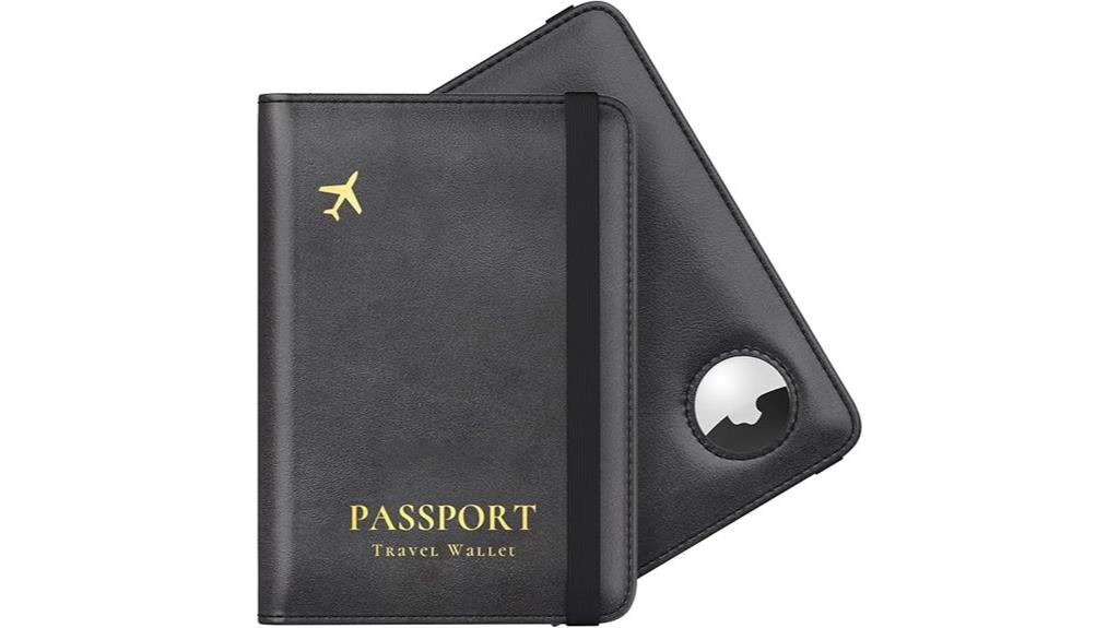 airtag passport holder wallet