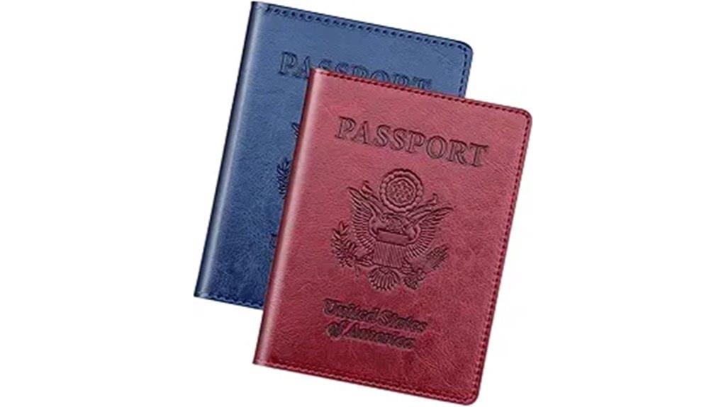 dual passport holder cases