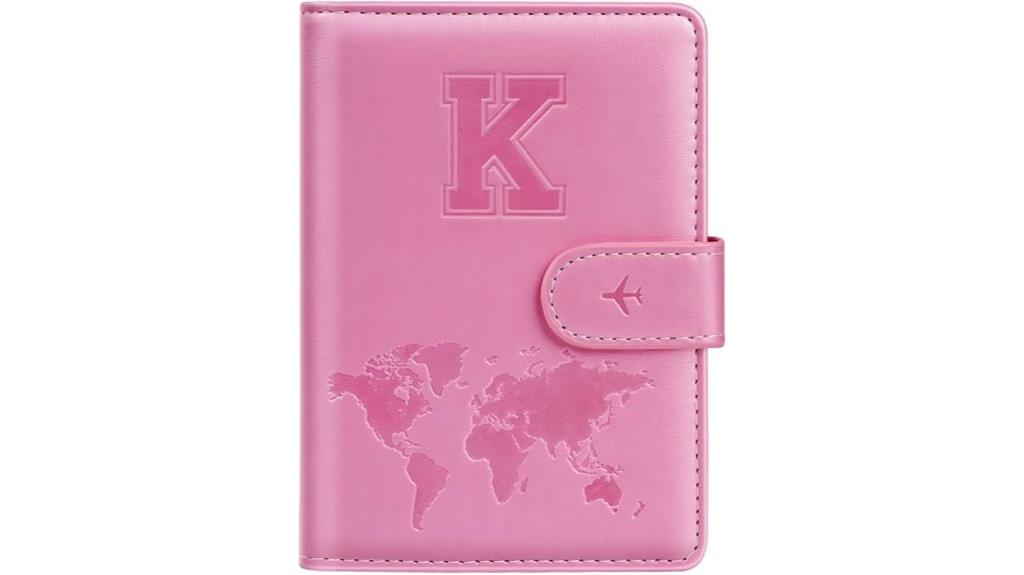 embossed rfid passport cover