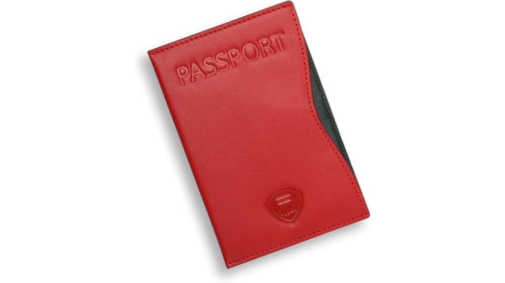 genuine leather travel wallet