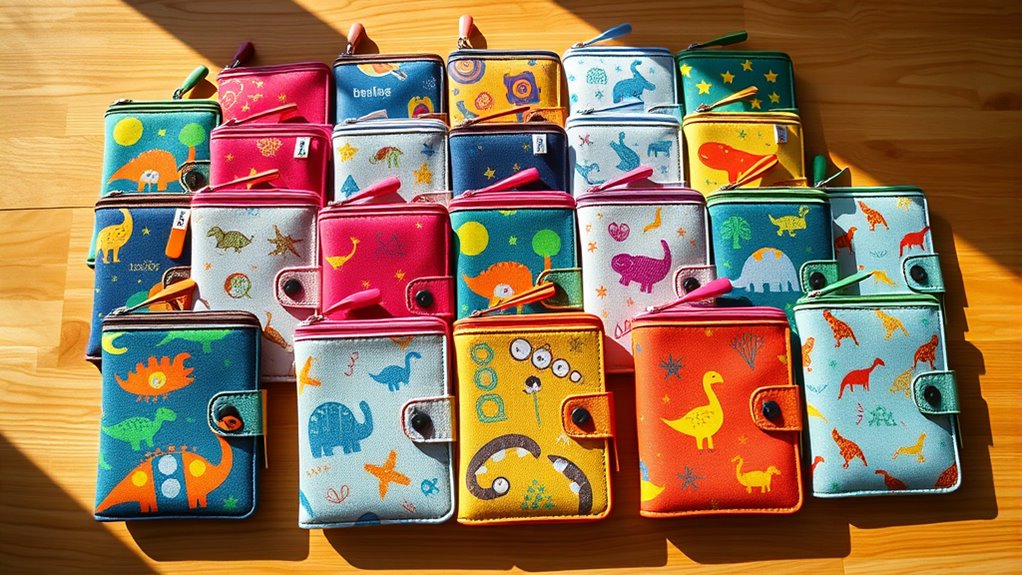 kids travel wallet options