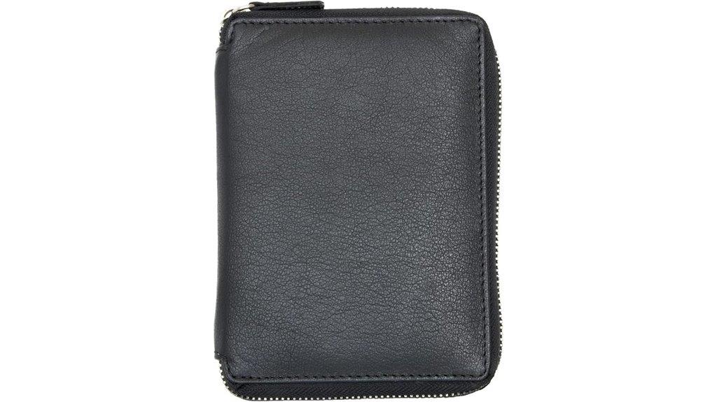 leather passport coin wallet