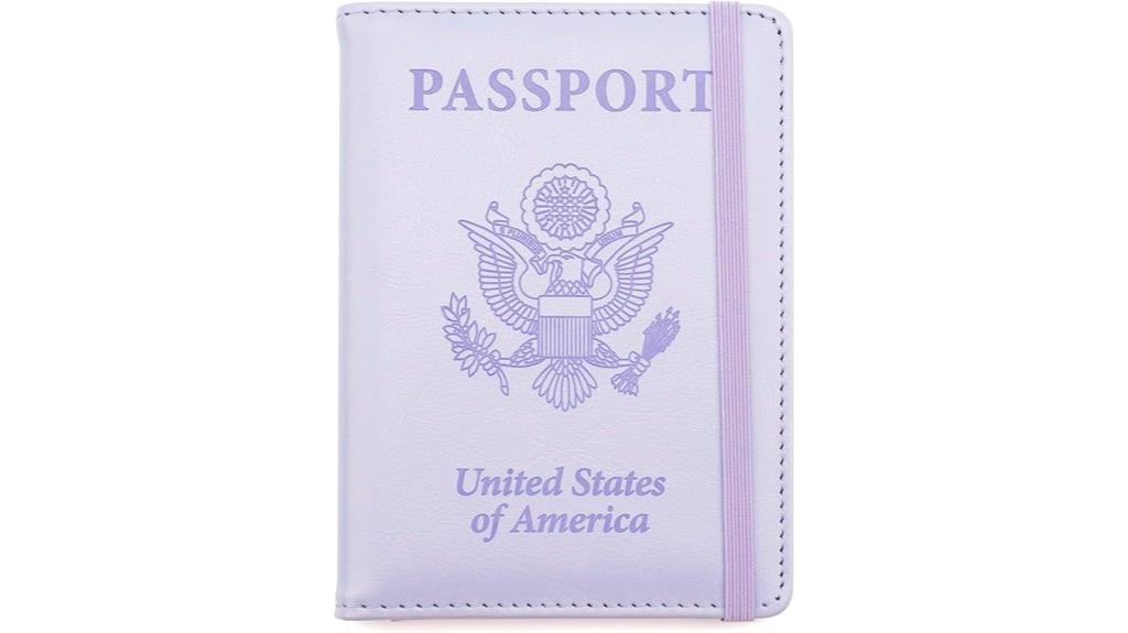 leather rfid passport holder